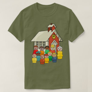 Camiseta Vintage Little Pessoas School Photo