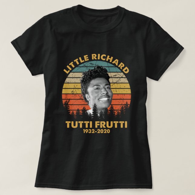 Camiseta Vintage Little Richard Tutti Frutti (Frente do Design)