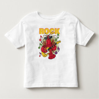 Camiseta Vintage Lobster Rocker sobre Violão