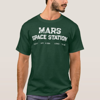 Camiseta Vintage Logotipo Estação Espacial de Mart