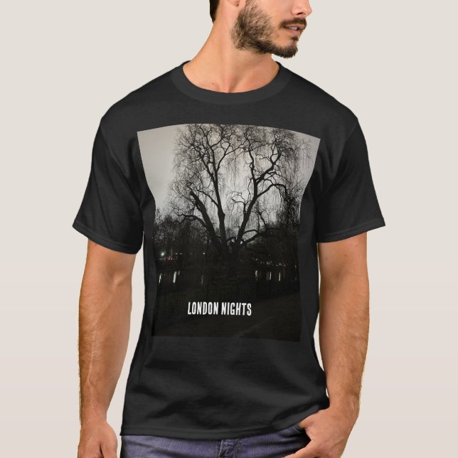 Camiseta Vintage London Nights da Cidade (Frente)