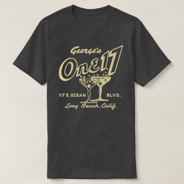 Camiseta Vintage Long Beach Bar (Frente do Design)