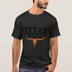 Camiseta Vintage Longhorn Cowboy E Vã Rodeo, Texas 1845