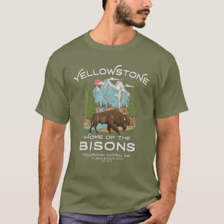 Camiseta Vintage Look Yellowstone National Park