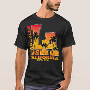 Camiseta Vintage Los Angeles California Leste