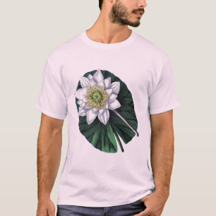 Camiseta Vintage Lotus Flower Botânica