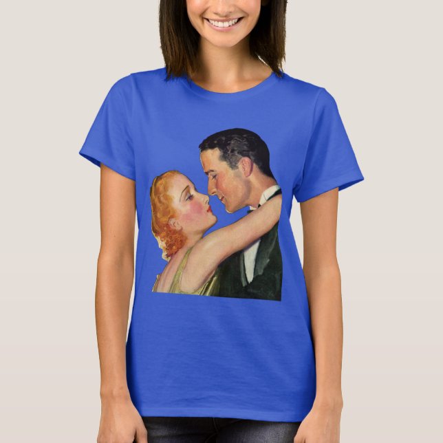 Camiseta Vintage Love and Romance, Filmes Retro Hollywood (Frente)