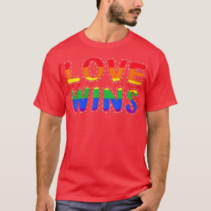 Camiseta Vintage Love ganha Rainbow Peace Sign Pride Lésbic