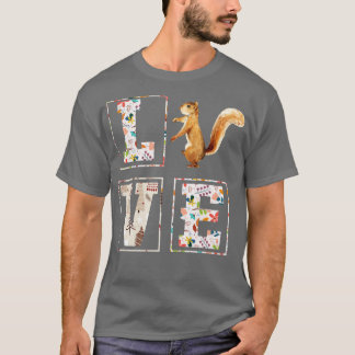 Camiseta Vintage Love Squirrel