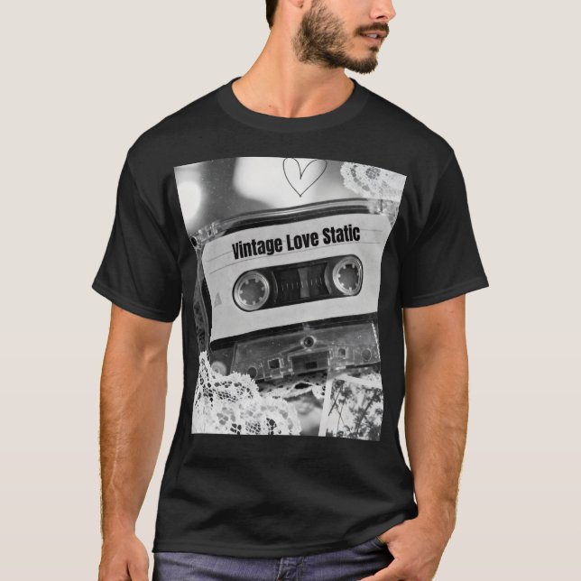 Camiseta Vintage Love Static (Frente)