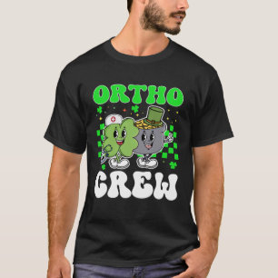 Camiseta Vintage Lucky Orthor Crew Nurse Rua Dia de Patrick
