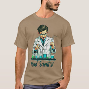 Camiseta Vintage Mad Scientist Art.