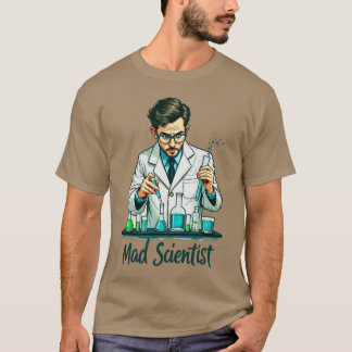 Camiseta Vintage Mad Scientist Art.