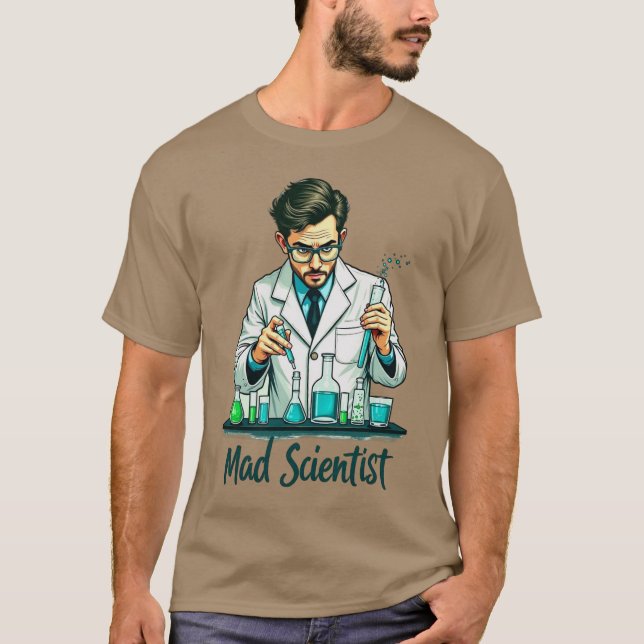 Camiseta Vintage Mad Scientist Art. (Frente)