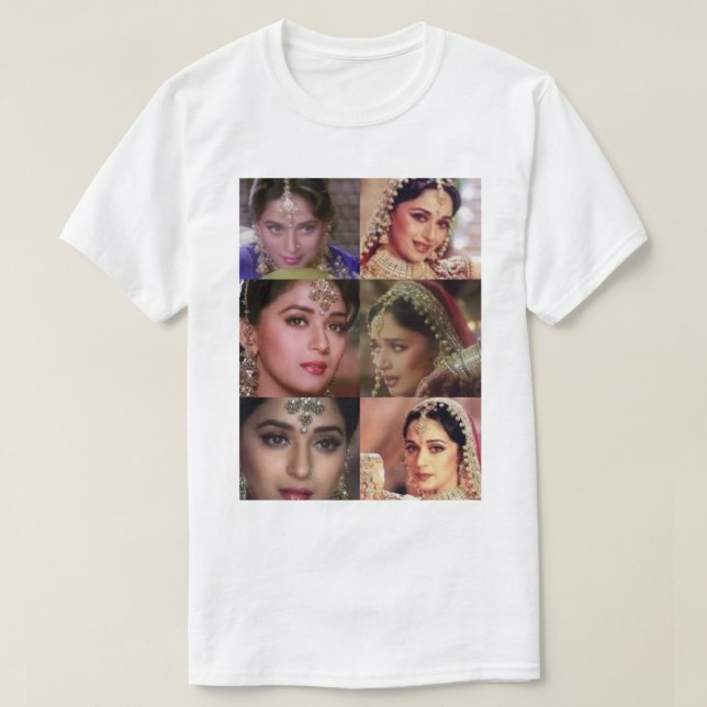 Camiseta Vintage Madhuri Dixit Dhak Dhak Girl (Frente do Design)
