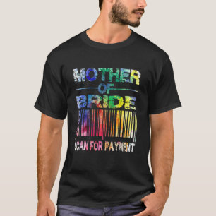 Camiseta Vintage Mãe Da Noiva, Digitalizar O Pagamento Da 