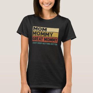 Camiseta Vintage Mãe Mamãe Mamães De Excelente Eu Só Contin