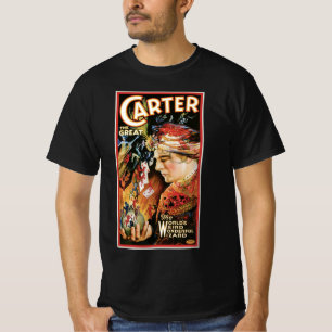 Camiseta Vintage Magic Poster, Carter, o Misterioso