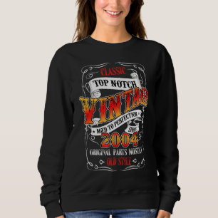 Camiseta Vintage maio de 2004 18º aniversário 18 anos