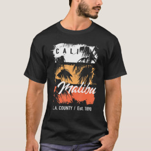 Camiseta Vintage Malibu Beach Surf California Cali Surfing
