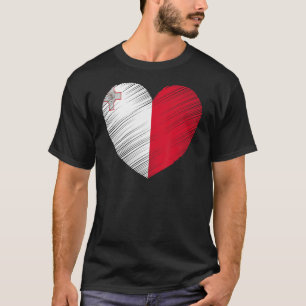 Camiseta Vintage Malta Flag Prime Support Maltês