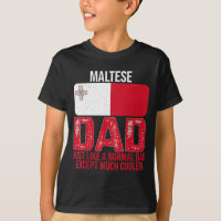 Vintage maltês Pai Malta Flag Design para Padre