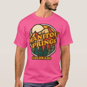 Camiseta Vintage Manitou Primavera Colorado Mountain Hiking
