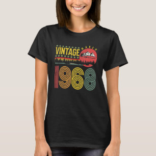 Camiseta Vintage março 1968 54 Anos