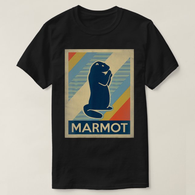 Camiseta Vintage Marmot (Frente do Design)