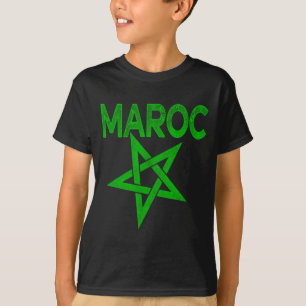 Camiseta Vintage Marrocos Eu Amo Marrocos Futebol