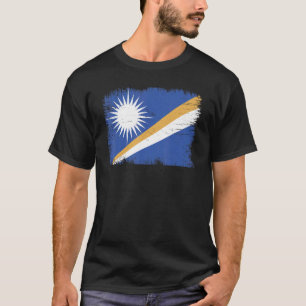 Camiseta Vintage Marshall Islands Flag Marshallese Independ