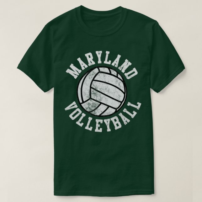 Camiseta Vintage Maryland Voleibol (Frente do Design)