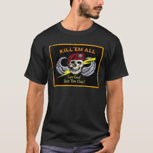 Camiseta Vintage Matar em Todos Deixe Deus me ordenar