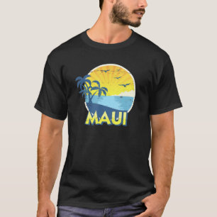 Camiseta Vintage Maui Aloha Island Surfing 70s Retro