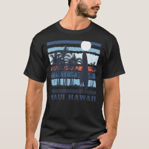 Camiseta Vintage Maui Hawaii Havaii, Surfer do Surf dos ano