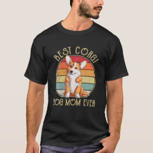 Camiseta Vintage Melhor Cachorro De Corgão Mãe Um Cachorro 