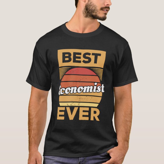 Camiseta Vintage Melhor Economista Do Mundo Econômico (Frente)