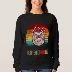 Camiseta Vintage Melhor Ferret Mãe De Todos Os Animais