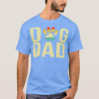 Camiseta Vintage Melhor Pai De Cachorro Para Sempre