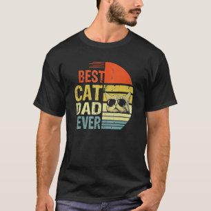 Camiseta Vintage Melhor Pai de Gato de Todos os Tempos Pap