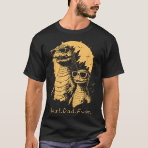 Camiseta Vintage Melhor Pai de Todos os Tempos Monstros Dia