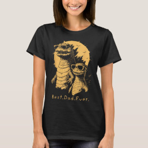 Camiseta Vintage Melhor Pai de Todos os Tempos Monstros Dia