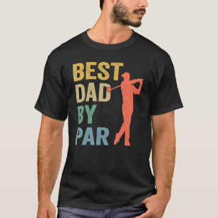 Camiseta Vintage Melhor Pai Por Golfe De Dia de os pais
