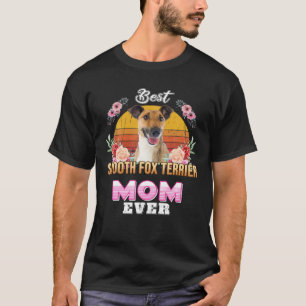 Camiseta Vintage Melhor Raposa Suave Terrier Mãe Nunca Mães