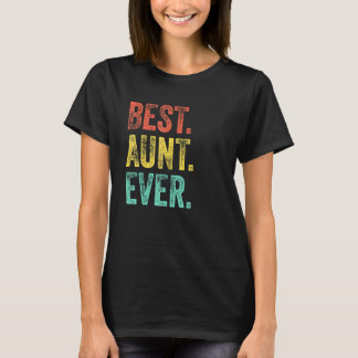Camiseta Vintage Melhor Tia Alguma Vez Retrora Tia Mãe Dis