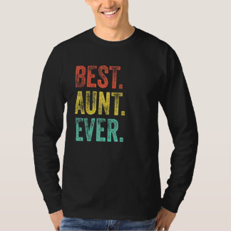 Camiseta Vintage Melhor Tia Alguma Vez Retrora Tia Mãe Dis