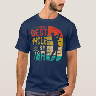 Camiseta Vintage Melhor Tio Por Par Lover Golf Presente Por