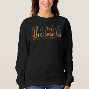 Camiseta Vintage Melhor Vovô de Teve Pai Violão de Pai