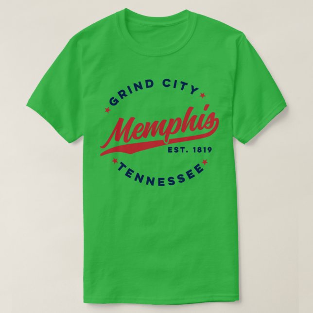 Camiseta Vintage Memphis Tennessee Grind City Retro USA1 (Frente do Design)
