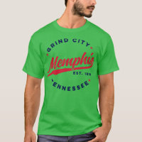 Vintage Memphis Tennessee Grind City Retro USA 1